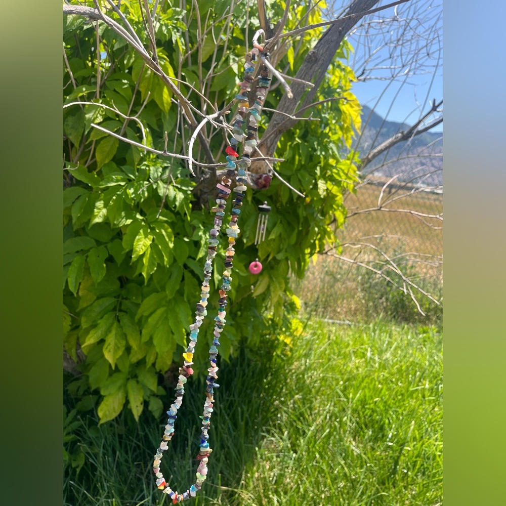 Mixed Crystal Beaded Necklace/Hanging Decor